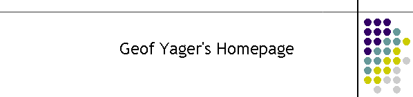 Geof Yager's Homepage
