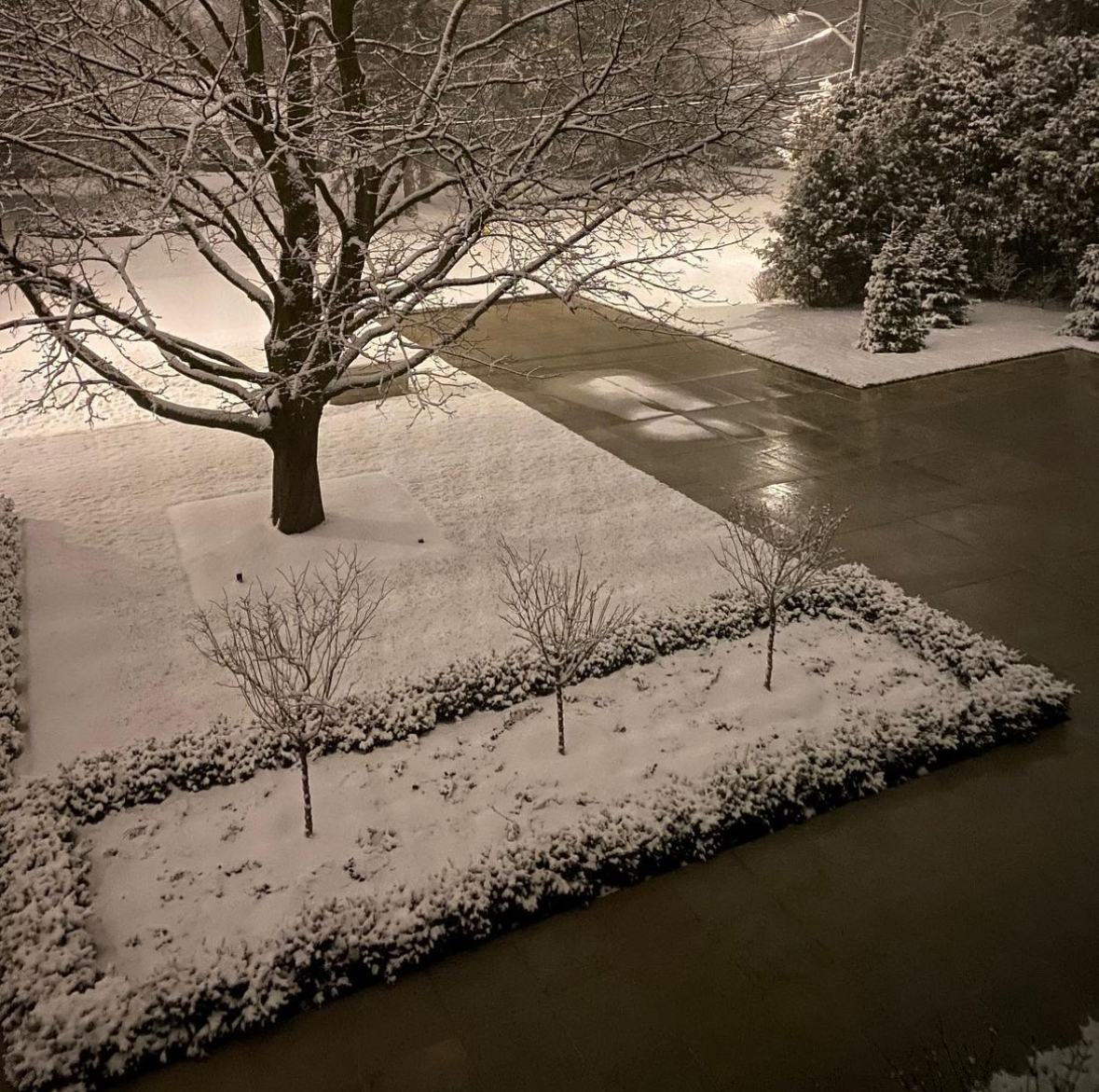 driveway snow