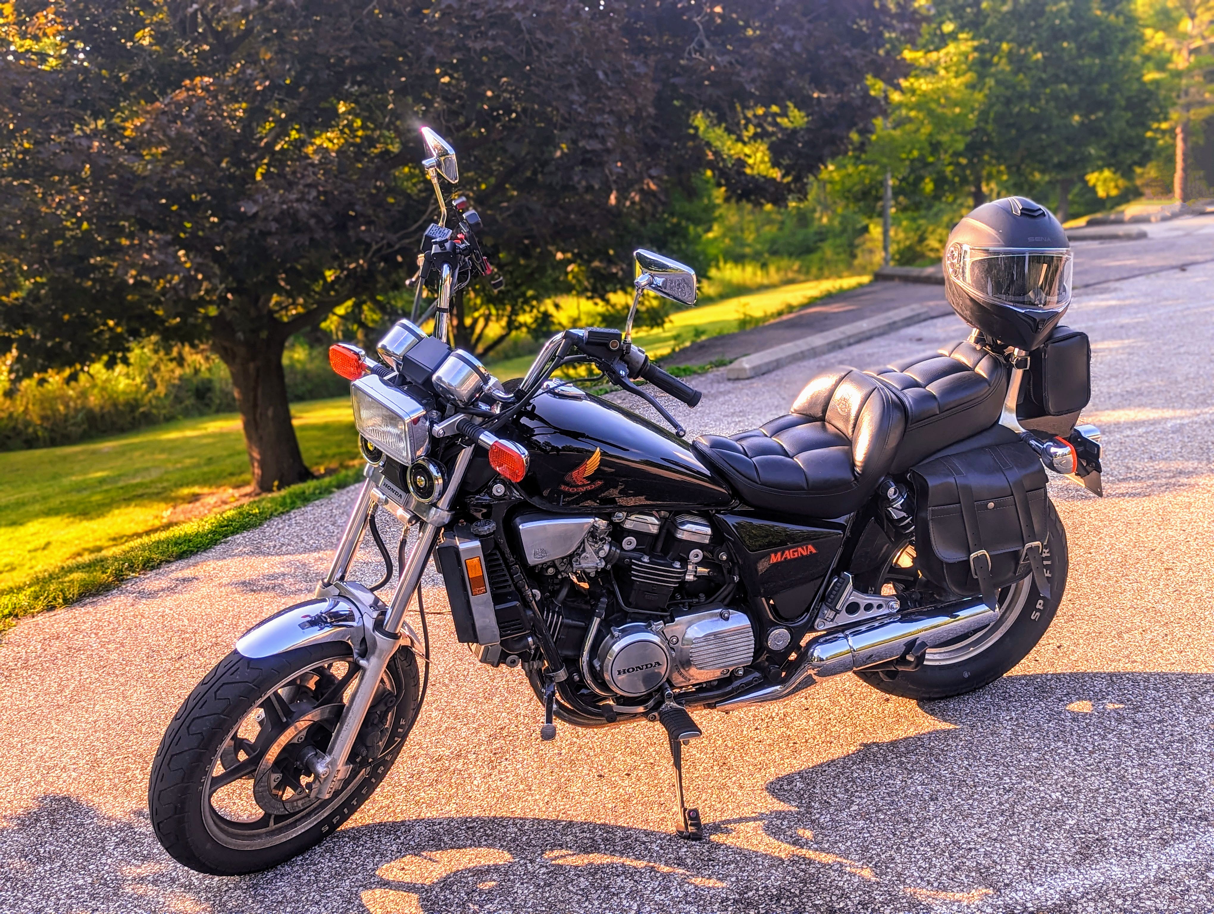 A picture of my motorcycle.