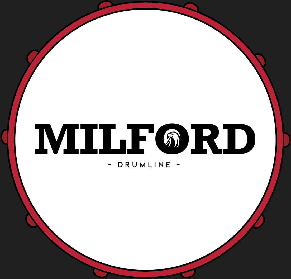 The Milford drumline design me and my cousin colaberated on