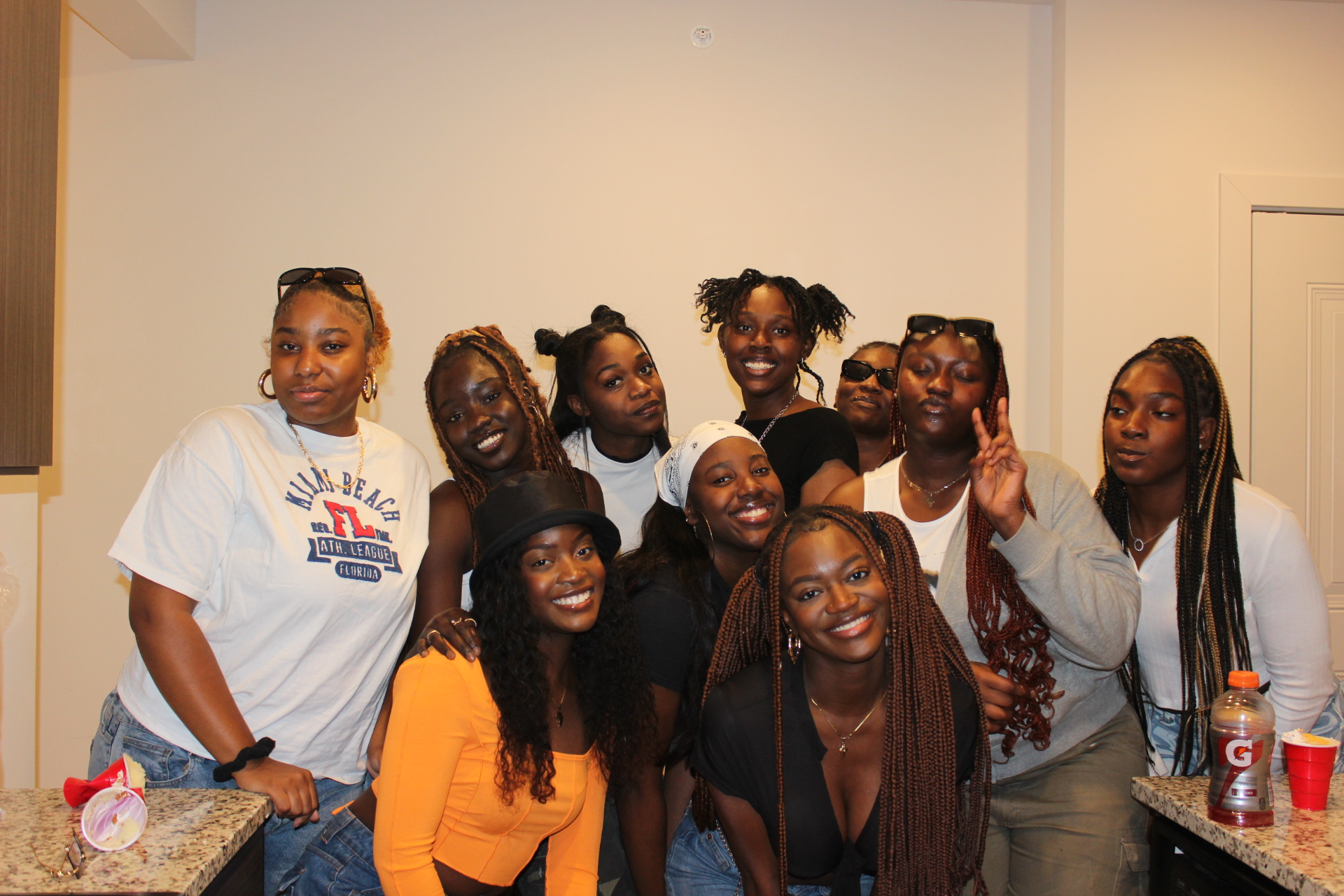 Emman's Birthday party group picture