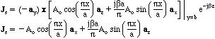 Figure 4, Perfect Conductor, Surface Current at y=b