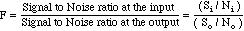 Definition of Noise Figure