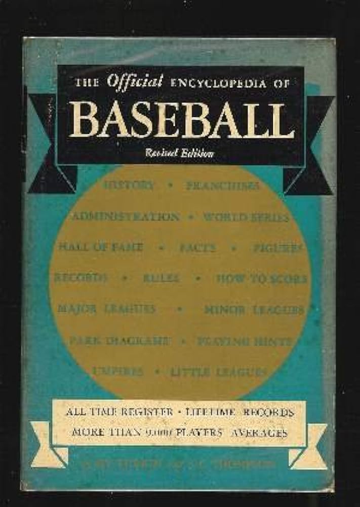 Copy of the original encyclopedia of baseball