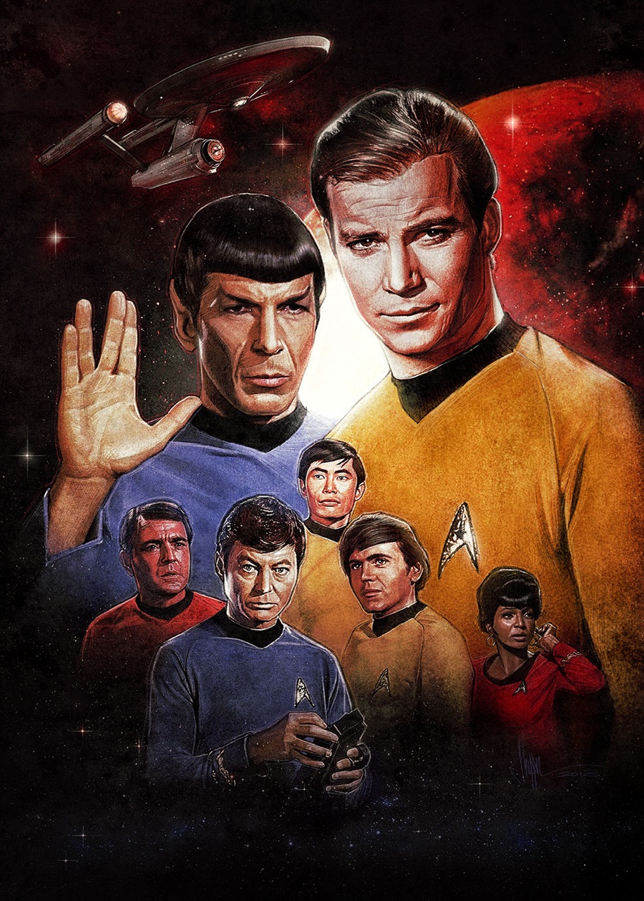 A Portrait of the Star Trek Enterprise Crew