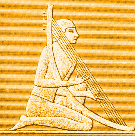 earliest drawing of a stringed instrument