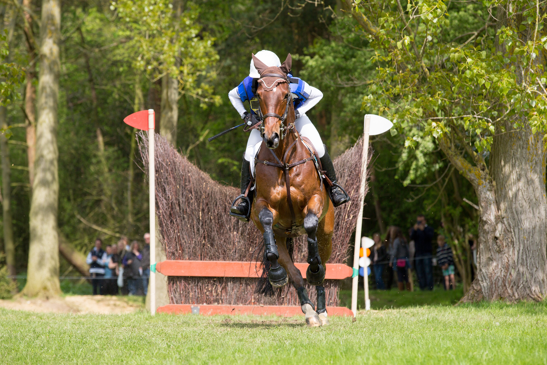 A GPST client is training on her horse
