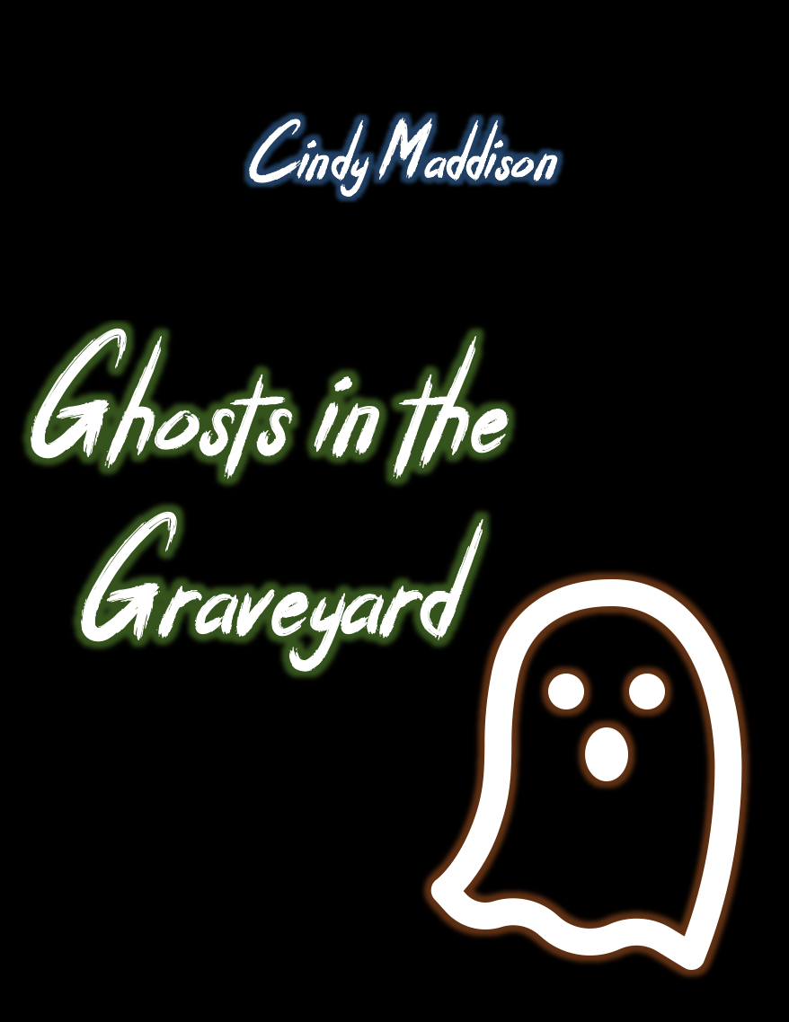 white ghost glowing orange