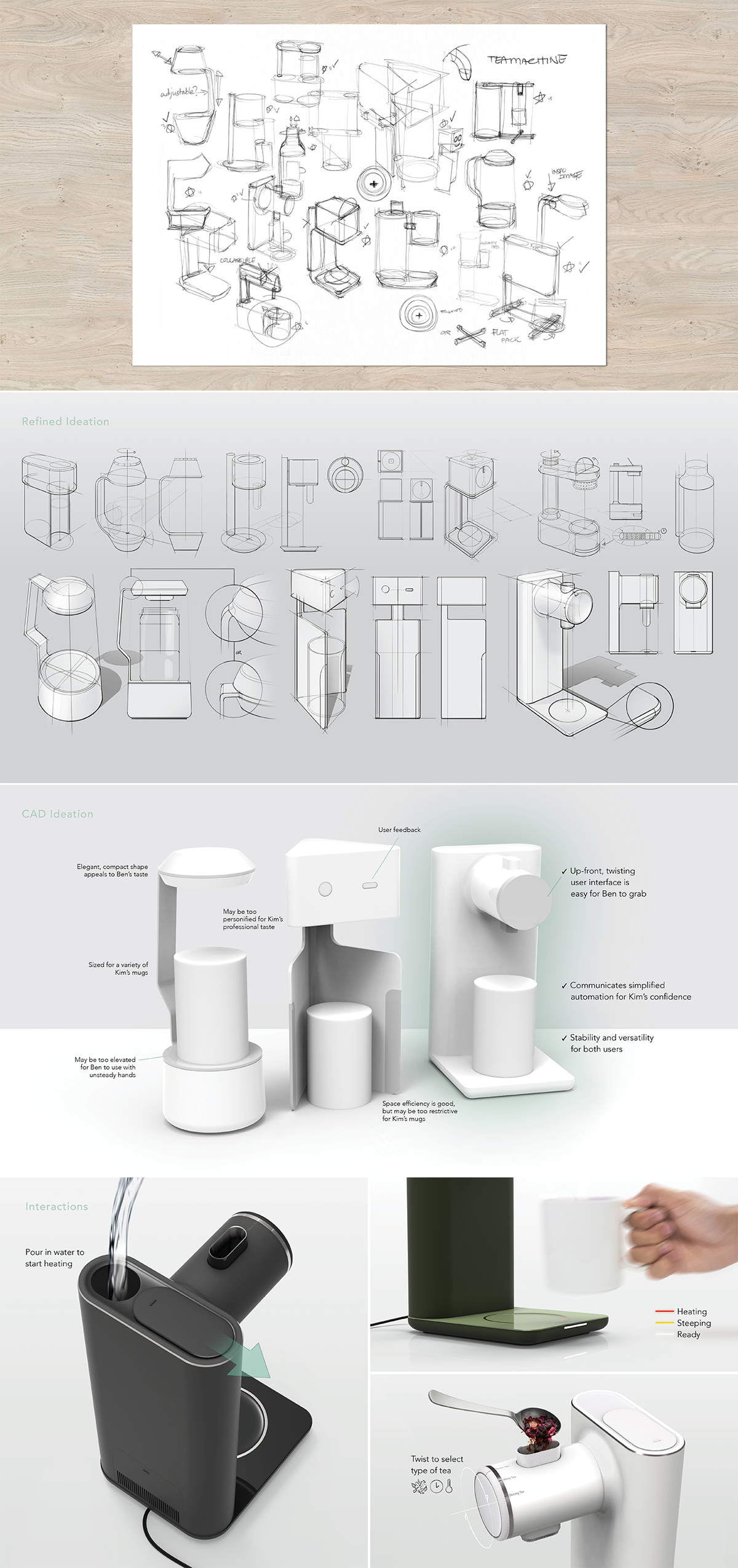 Sketching and CAD ideation