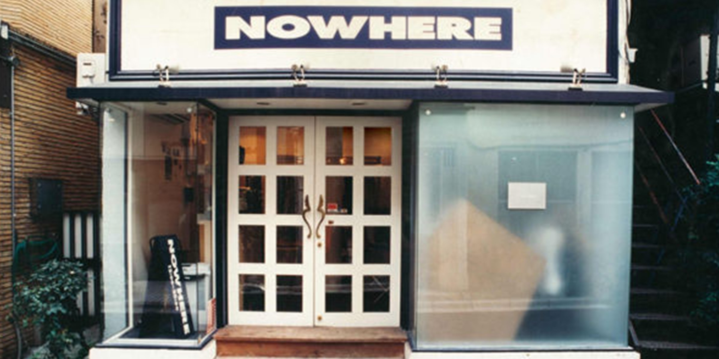 the first NOWHERE store located in the Harajuku district of Tokyo