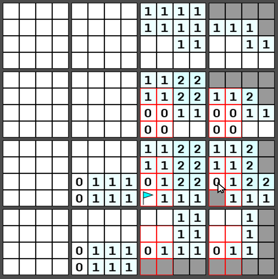 Game of 4DMinesweeper