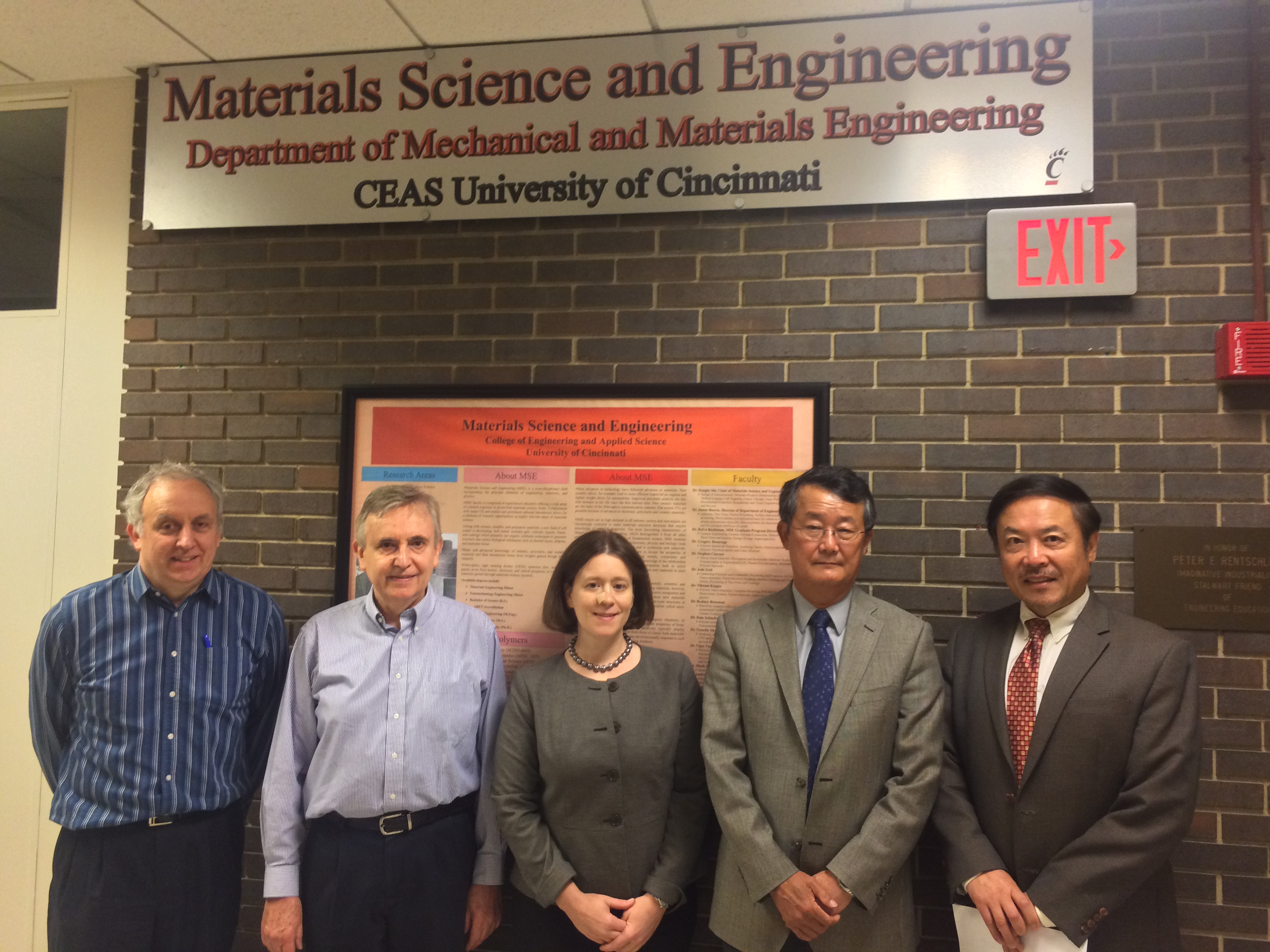 Faculty with NSF Director