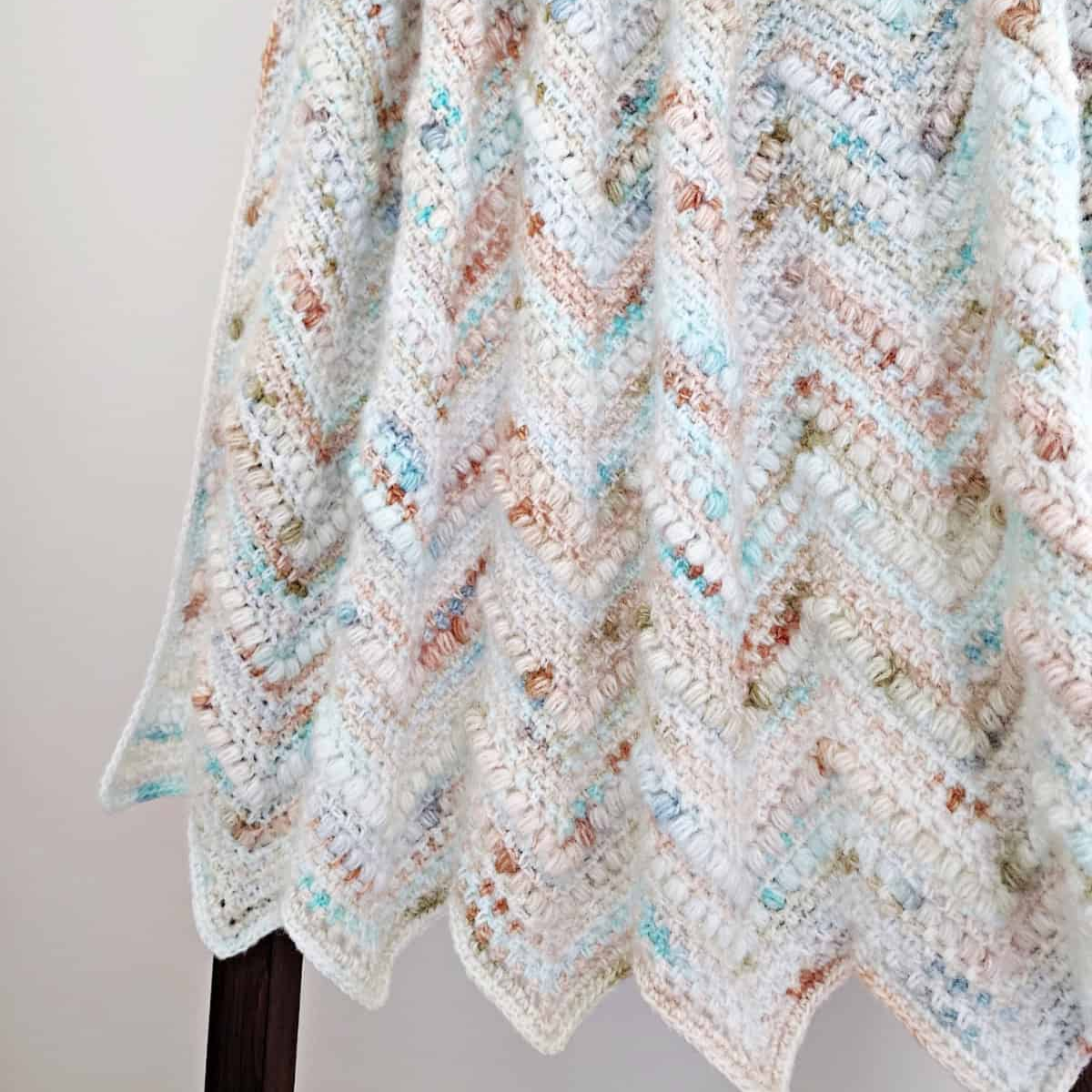 Agate Beach Chevron Blanket