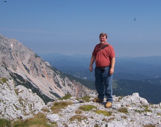 Leigh Smith at Schneeberg 
in the Alps