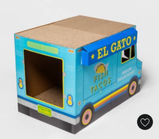 A truck for tacos, delivered to you via kitty.