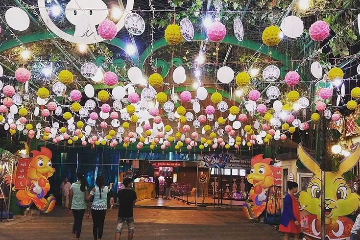 inside of a carnival