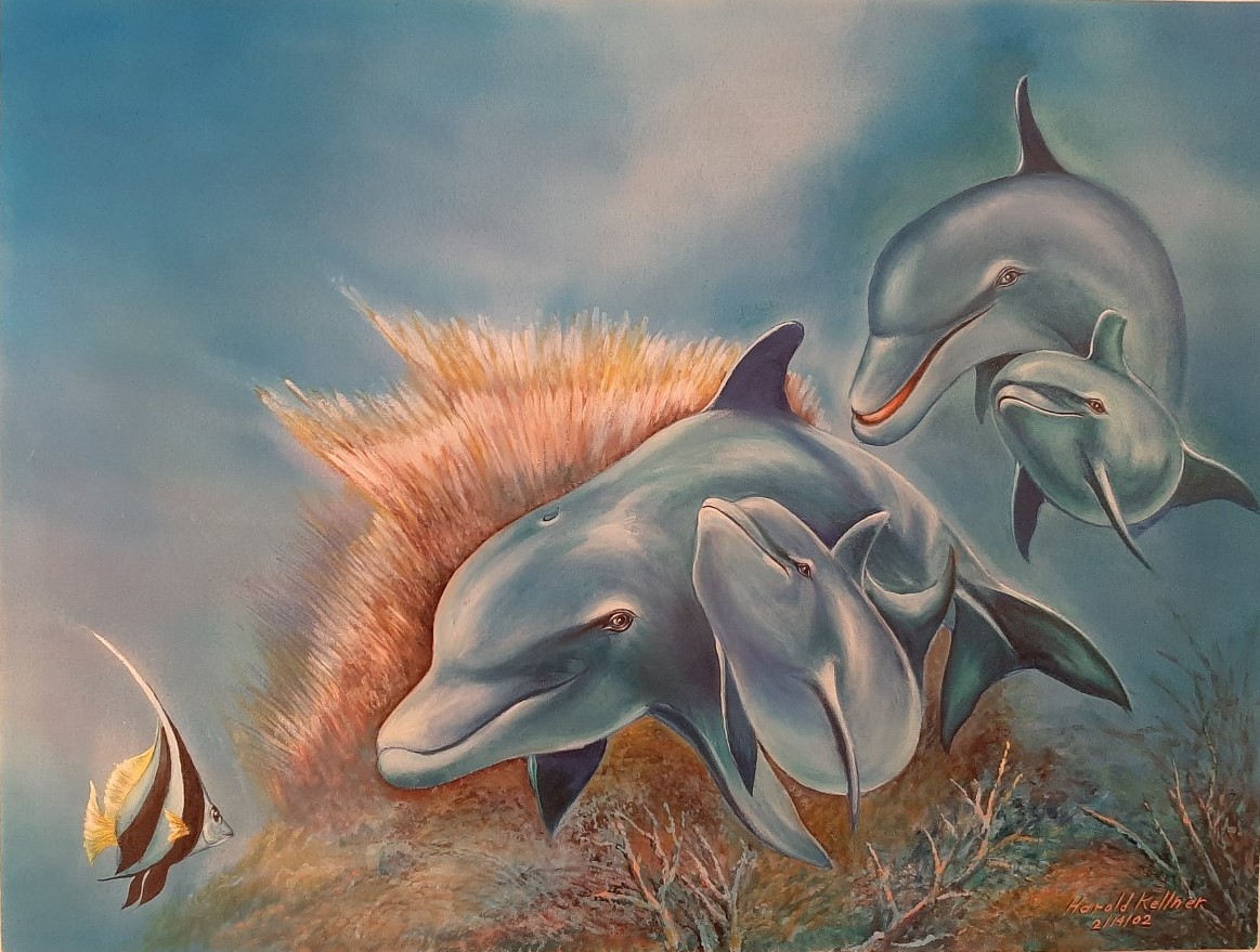 Dolphins Painting