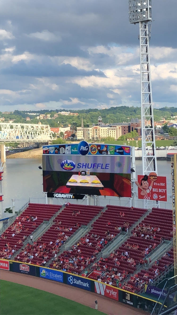 P&G Bill Board at Reds Game